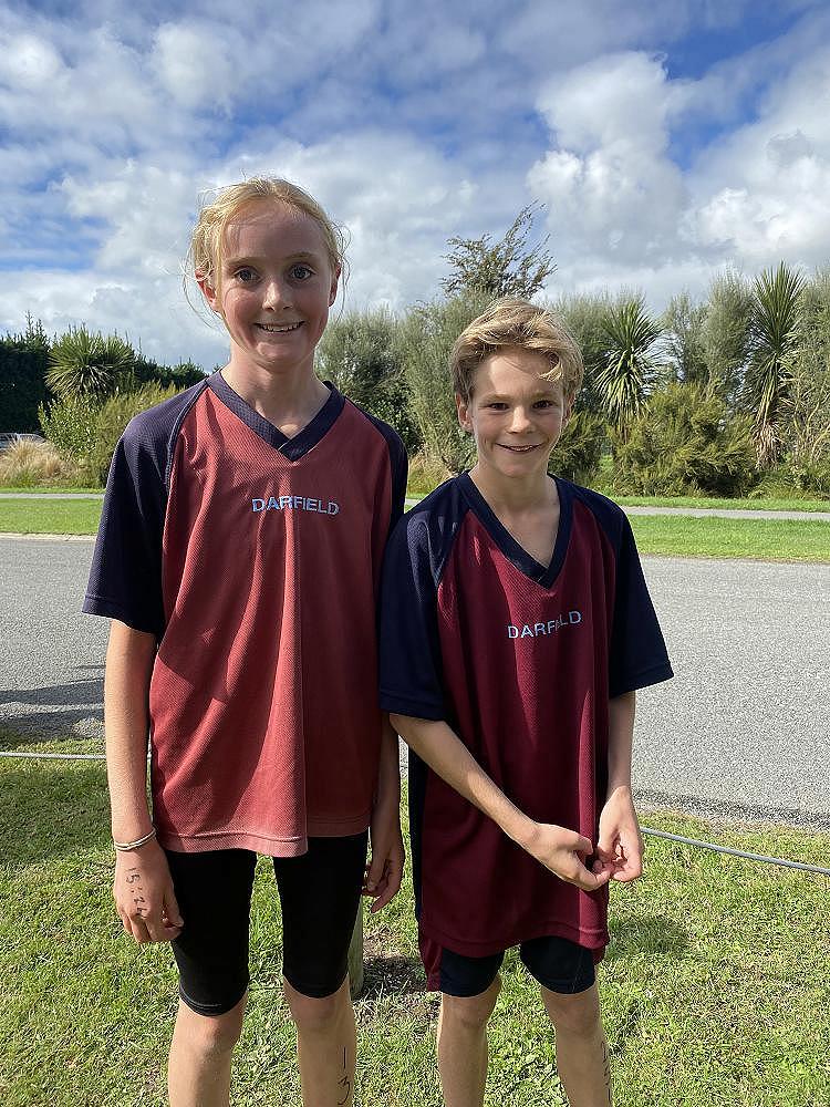 Cross Country Champs - Year 7 Lulu Maley and Jacob Coleman